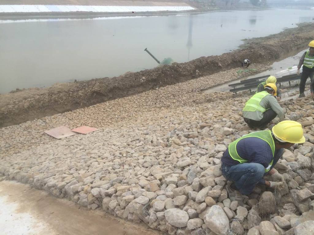 石籠網箱沉排的操作流程步驟