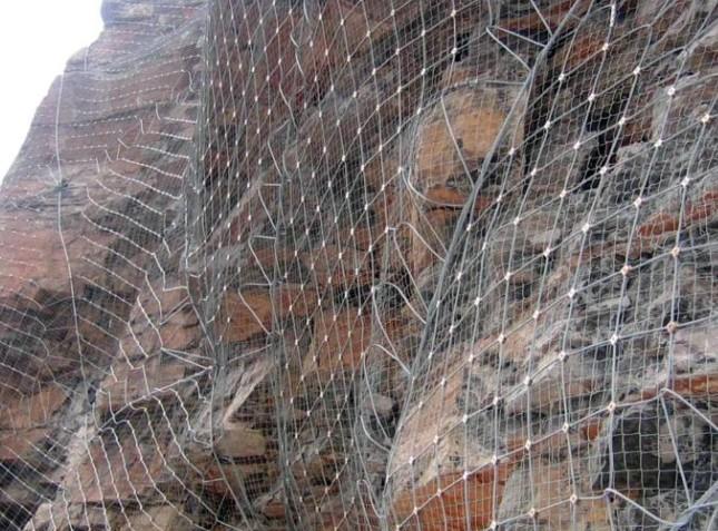 邊坡落石防護網環形網的防護原理